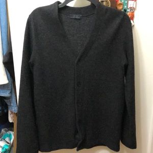 Oak + Fort Dark Gray Cardigan